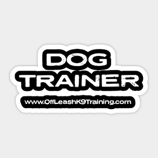 Dog Trainer Sticker